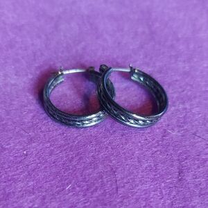 Elegant Silver Hoop Earrings